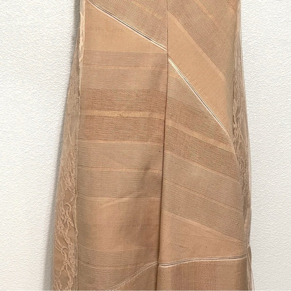 Collectiva Concepcion Woman Classy Peach Lace Dress Size 8 - Picture 12 of 16